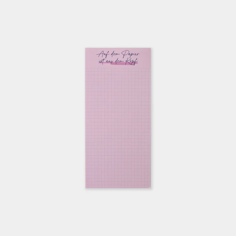 Notizblock DIN lang "Auf dem Papier"