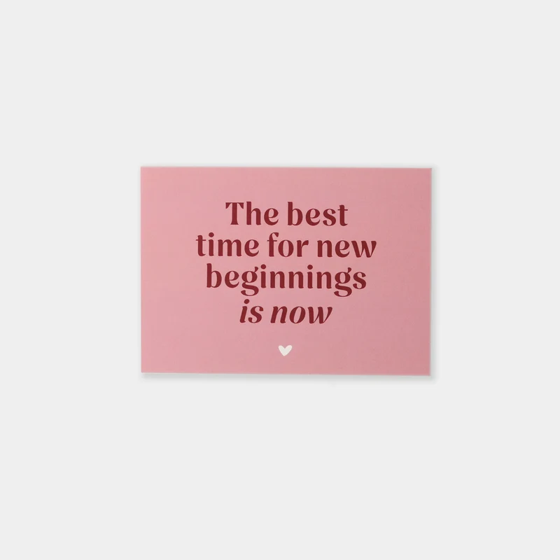 Postkarte A6 "New beginnings"