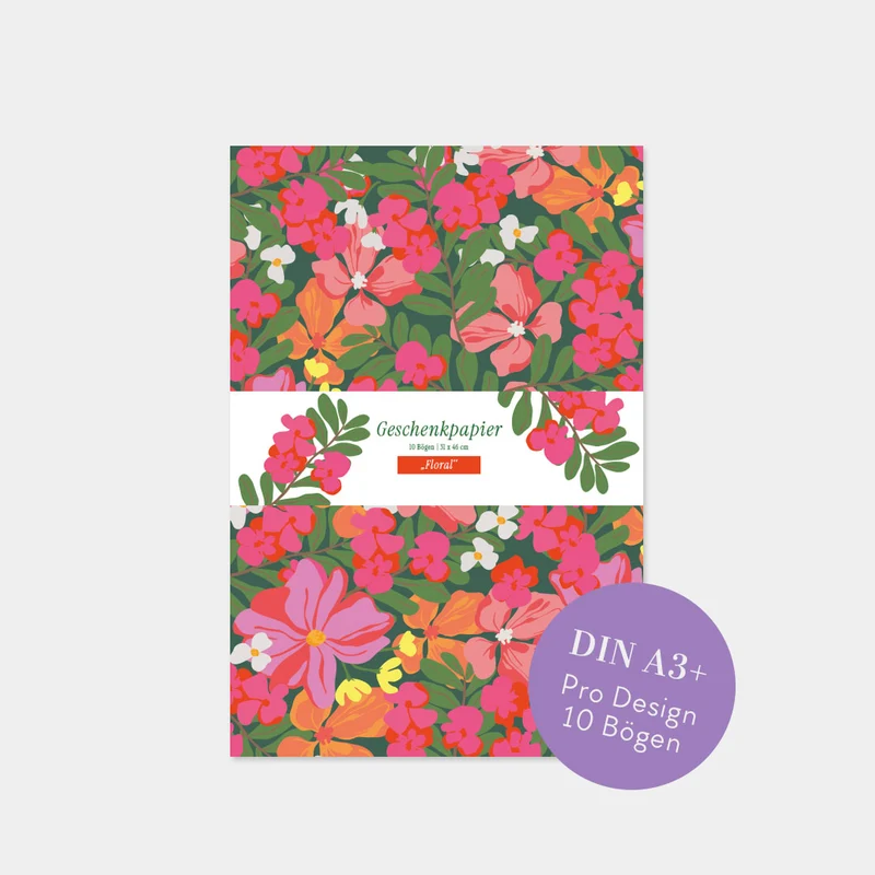 Geschenkpapier "Floral"