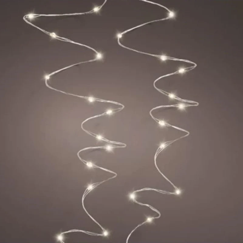 Lichterkette Strang 120 LEDs Warm Weiß Dauerbetrieb 595 cm