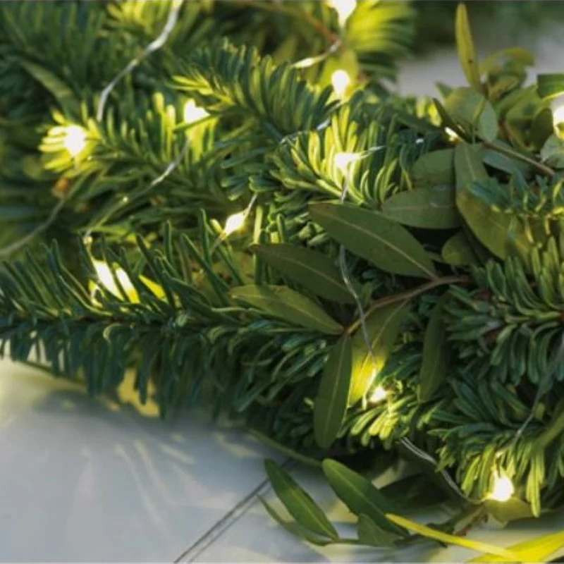 Lichterkette Strang 120 LEDs Warm Weiß Dauerbetrieb 595 cm