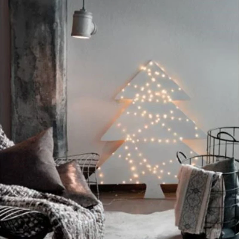Lichterkette Strang 120 LEDs Warm Weiß Dauerbetrieb 595 cm