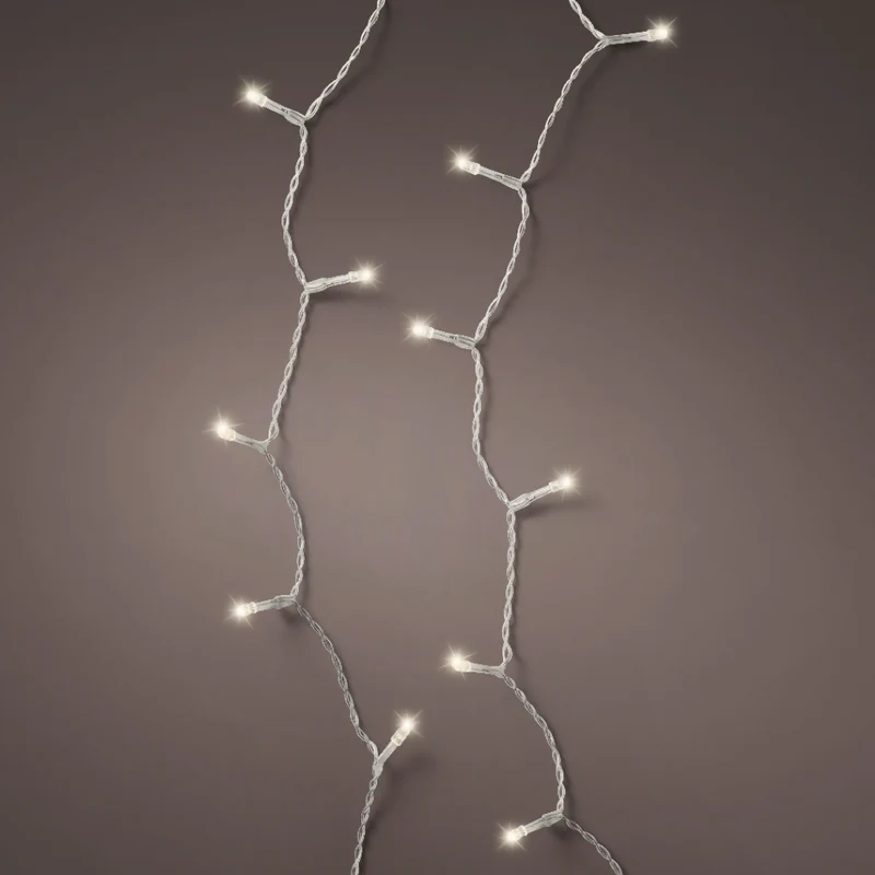 Lichterkette 24 LEDs Warm Weiß Twinkle Effekt 8 Funktionen 172,5 cm