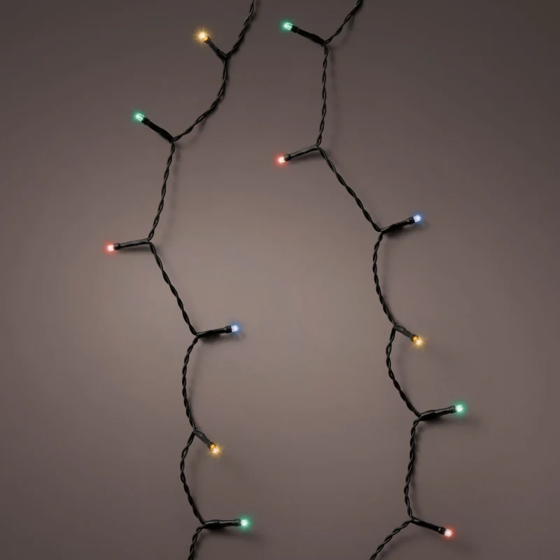 Lichterkette 24 LEDs Bunt Twinkle Effekt 8 Funktionen 172,5 cm