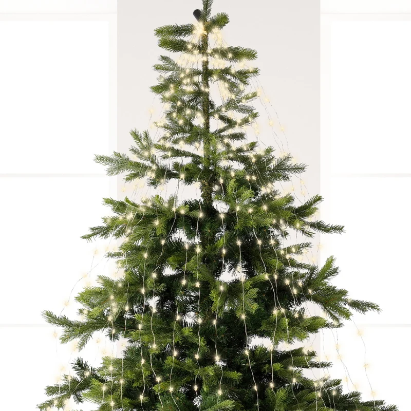 Lichtbündel 160 LEDs Warm Weiß Dauerbetrieb 100 cm