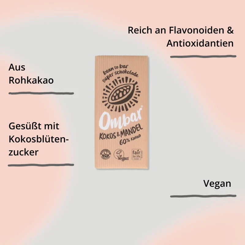 60% Kakao – Kokos & Mandel