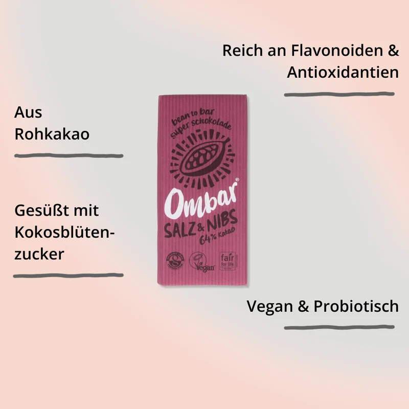 64% Kakao – Salz & Nibs