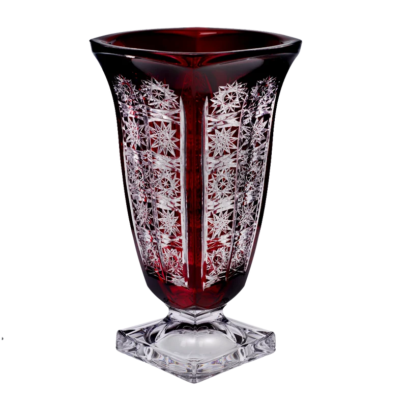 Vase Schleuderstern ca. 33 cm Rot