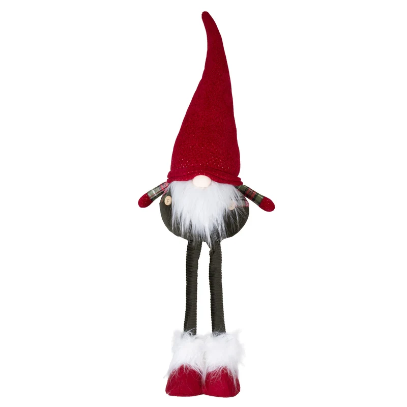 Weihnachtswichtel mit Teleskopbeinen variable Größe von 43cm bis 87cm