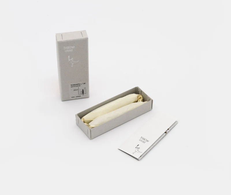 TOHAKU Medium Candle - 2 Piece Set