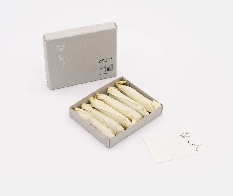 TOHAKU Small Candle - 6 Piece Set
