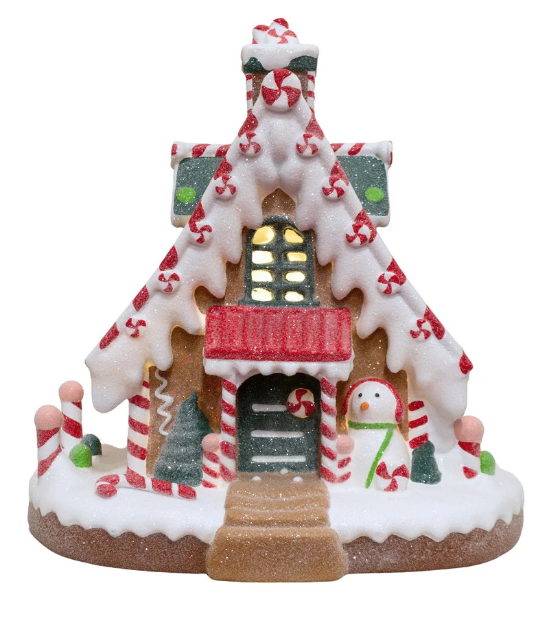 LED Lebkuchenhaus 30cm bunt