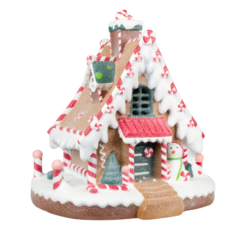 LED Lebkuchenhaus 30cm bunt