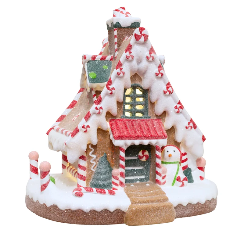 LED Lebkuchenhaus 30cm bunt