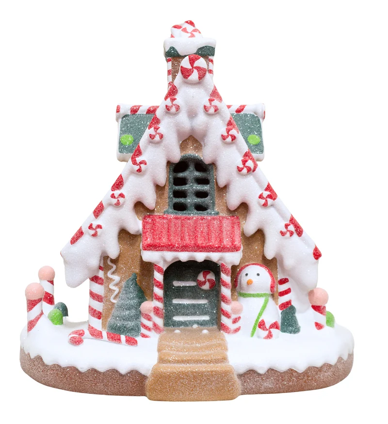 LED Lebkuchenhaus 30cm bunt