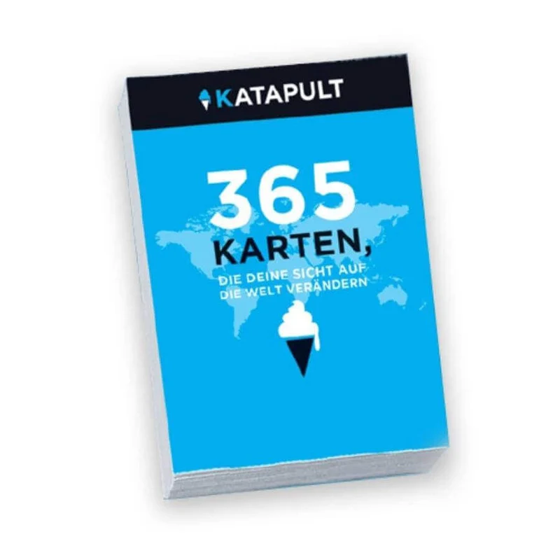 Abreißkalender 365 Karten (blau)