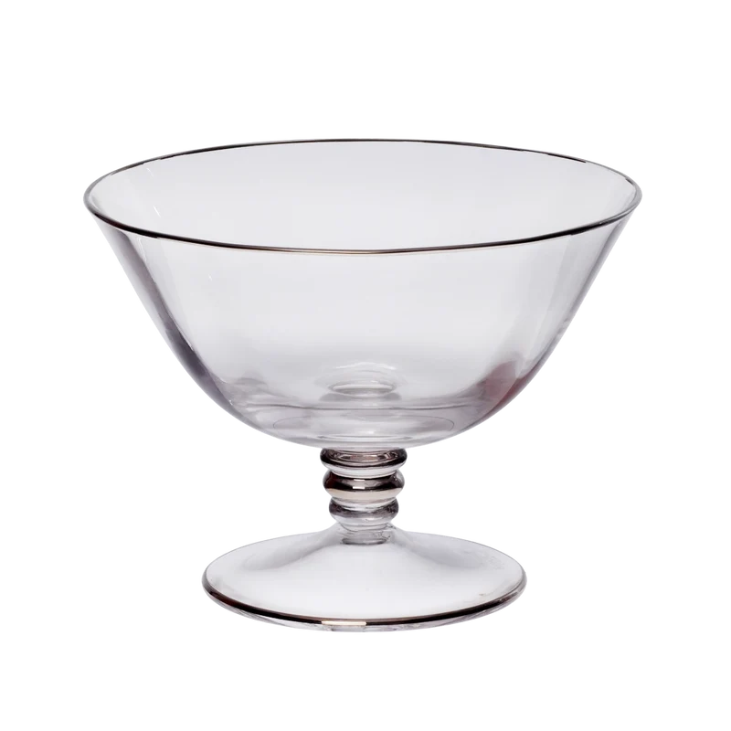 Eisbecher Eiscremeglas Transparent/ Silber/ Bronze/ Lila