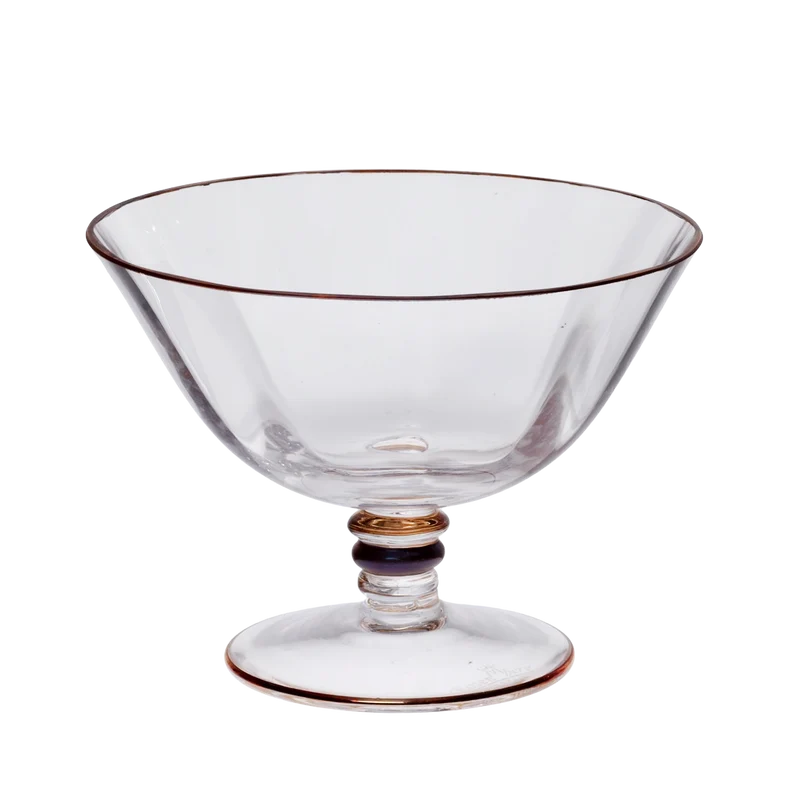 Eisbecher Eiscremeglas Transparent/ Silber/ Bronze/ Lila