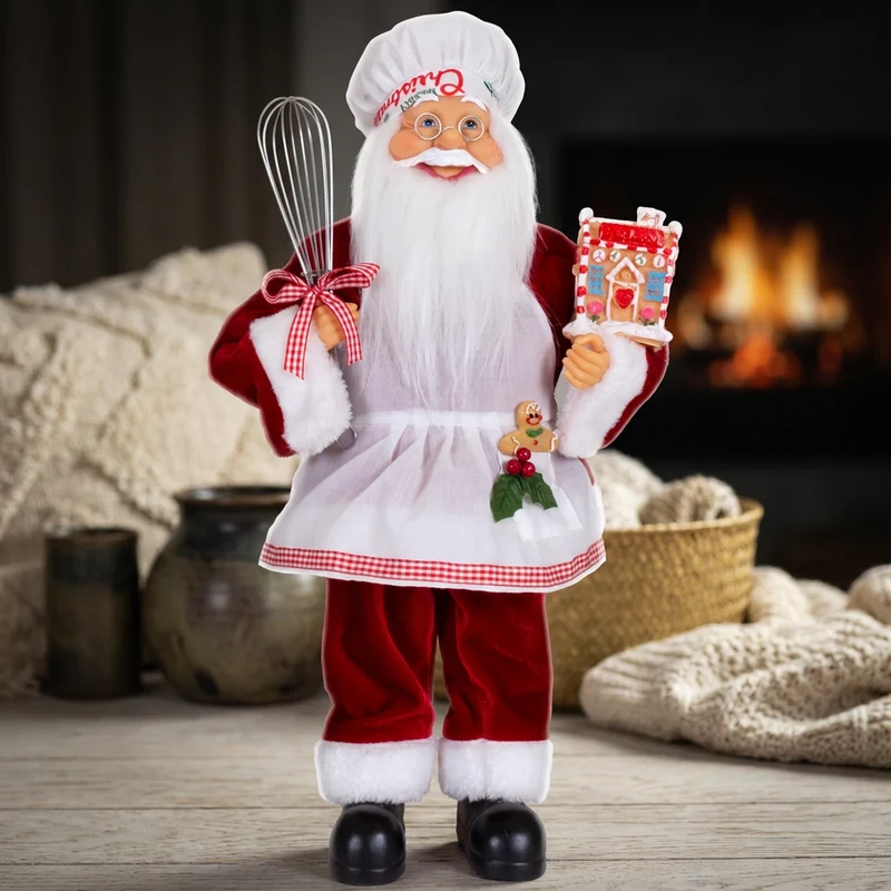 Weihnachtsmann Konditor 'Nicolas' 45cm stehend