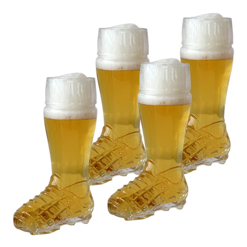 Bierglas Fußballschuh 300ml 4er Set