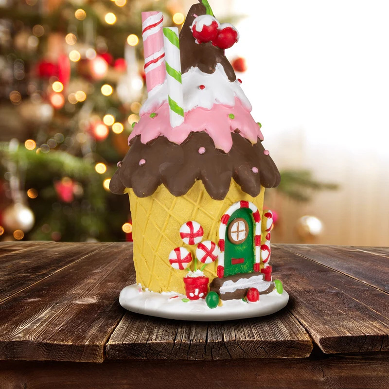 Lebkuchenhaus 20cm Eisbecher