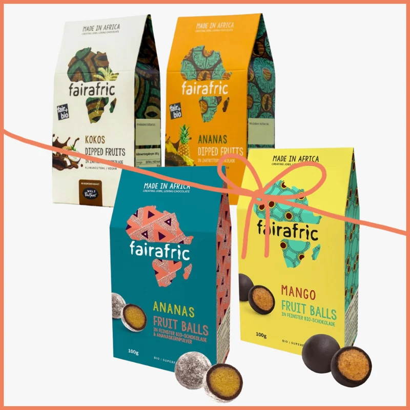 Fruchtig-schokoladiges Geschenk-Set