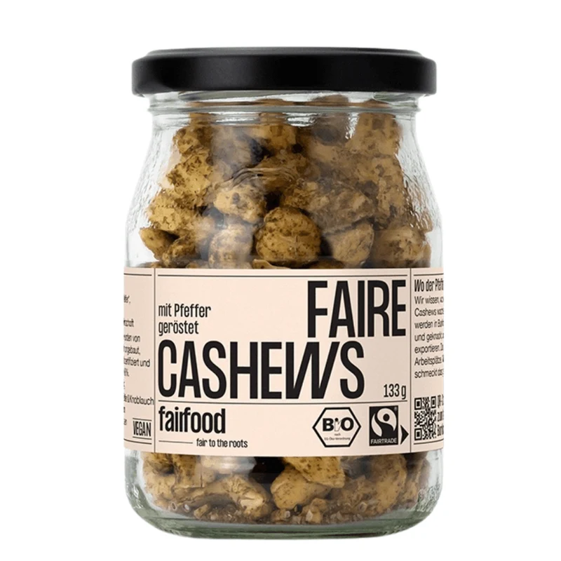 Cashewkerne – Pfeffer & Knoblauch