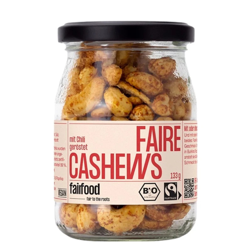 Cashewkerne – Chili & Paprika