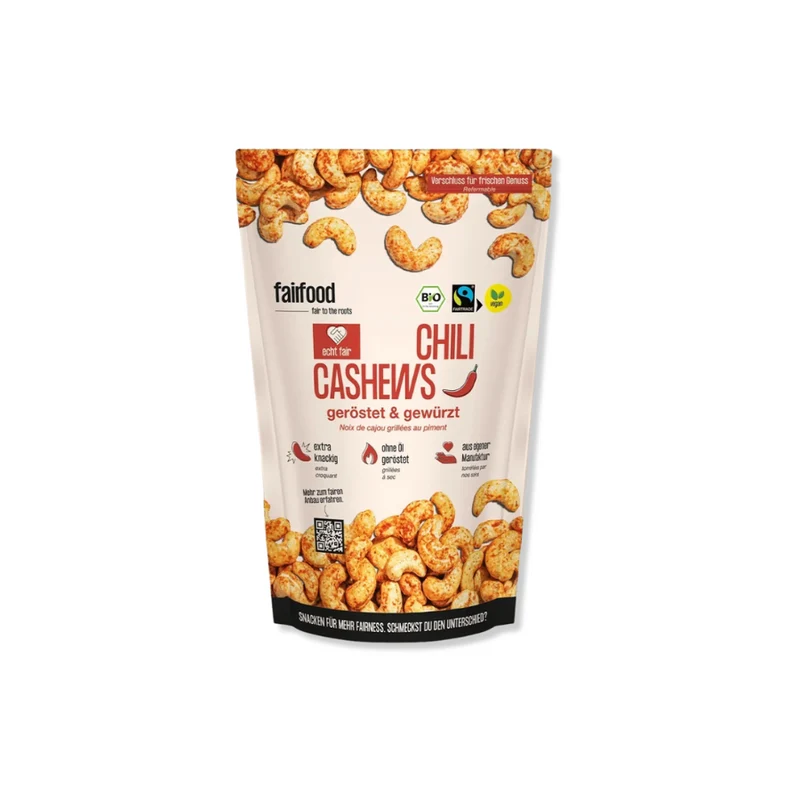 Cashewkerne – Chili & Paprika