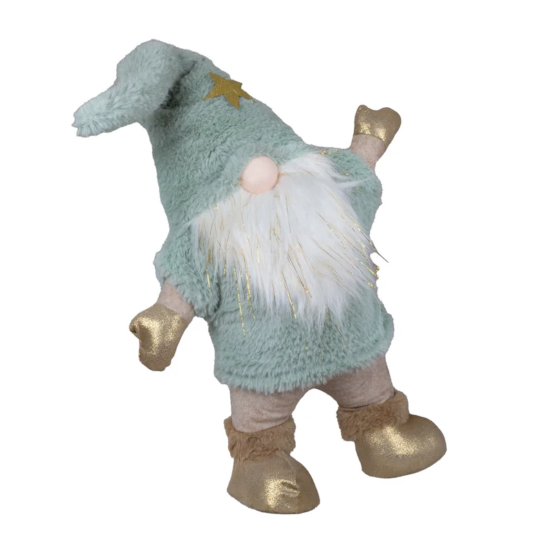 Weihnachtswichtel mit Mütze & Goldakzenten 40cm (66cm) stehend