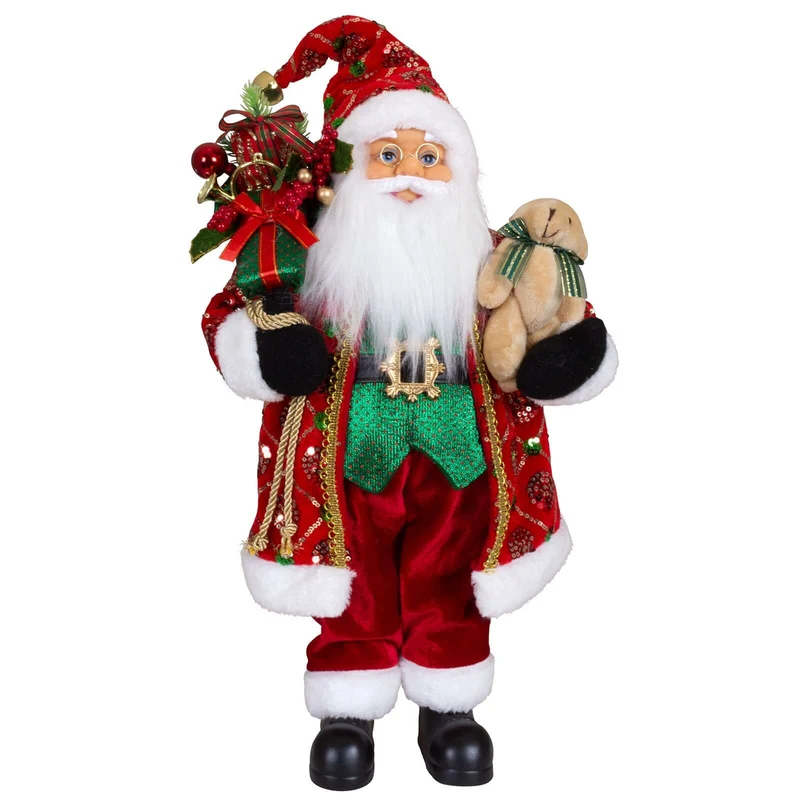 Weihnachtsmann Gunnar 45cm stehend