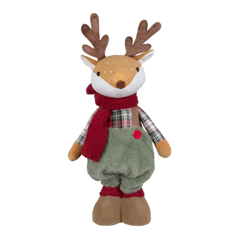 Hirsch mit Teleskopbeinen 55-82cm – 2 Designs, Handgefertigt