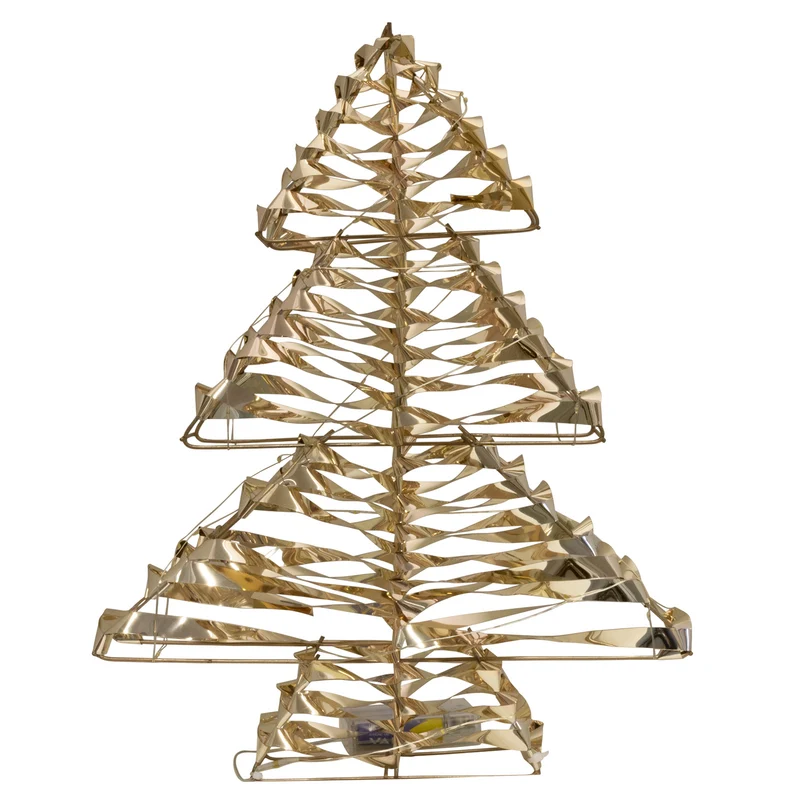 LED Lichterbaum warmweiß - Farbe gold - Höhe 40cm – mit Timer