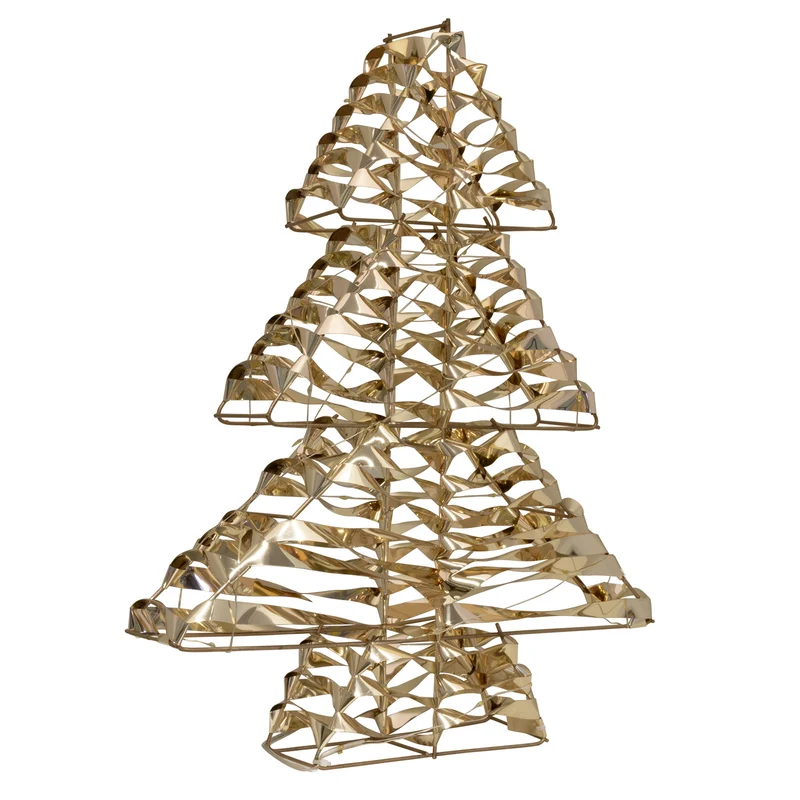 LED Lichterbaum warmweiß - Farbe gold - Höhe 40cm – mit Timer