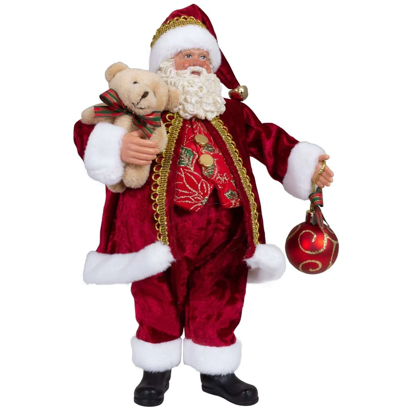 Weihnachtsmann 28cm stehend