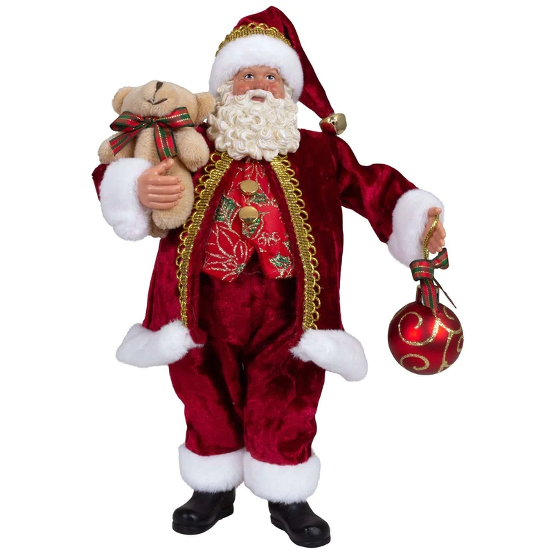 Weihnachtsmann 28cm stehend
