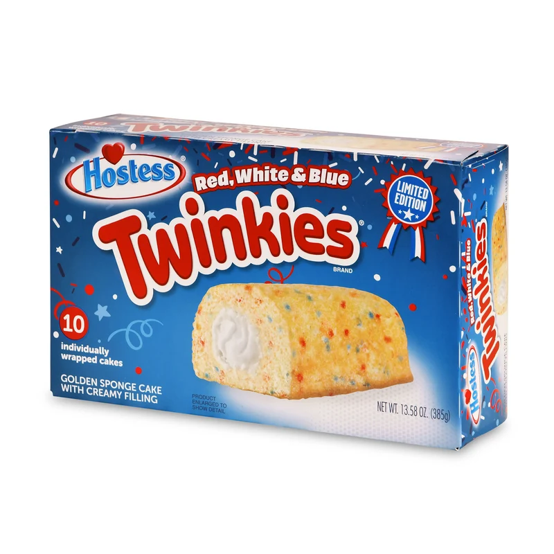 Hostess Twinkies Red, White & Blue