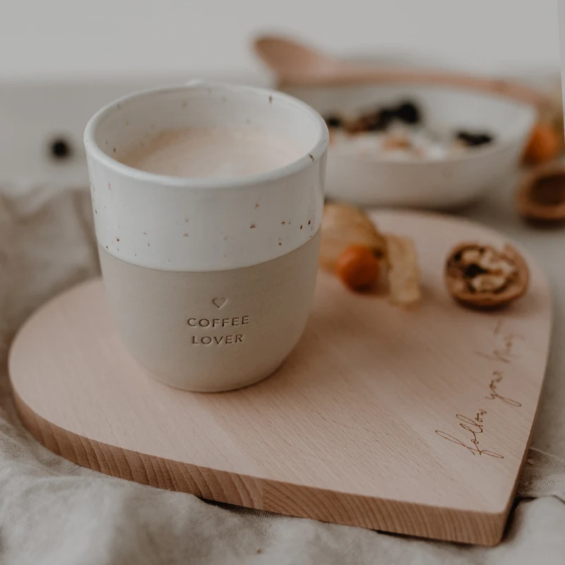 Eulenschnitt Becher Coffee Lover