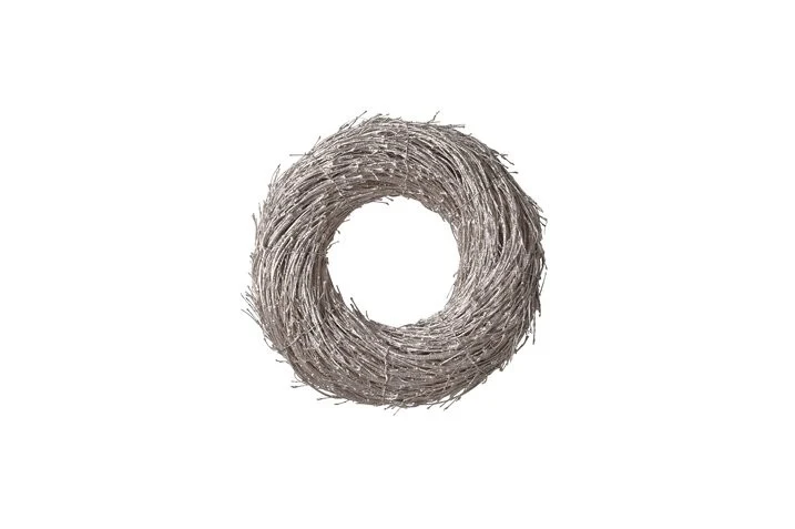 Dekokranz Hey 30cm silber