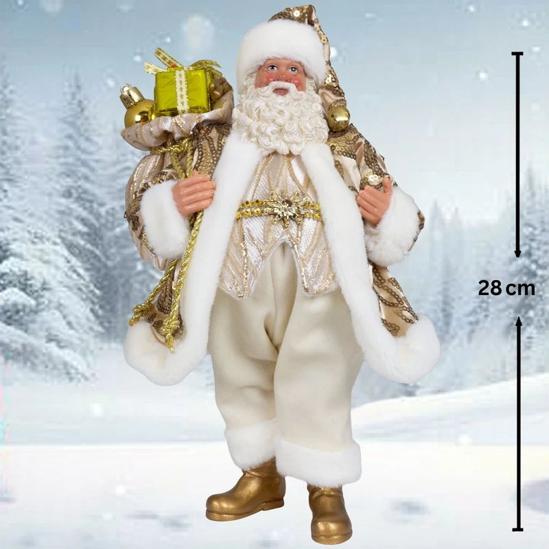 Weihnachtsmann 28cm stehend