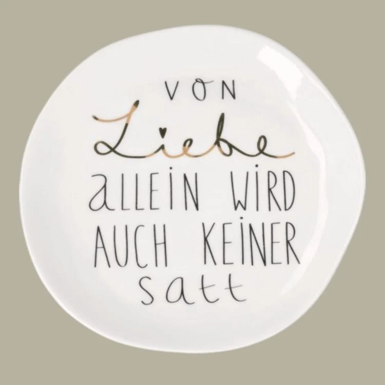 Räder Kleiner Teller Von Liebe allein