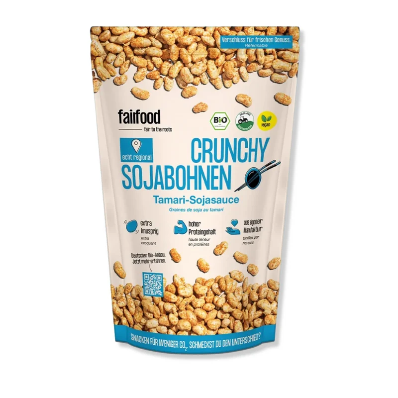 Crunchy Sojabohnen – Tamari-Sojasauce