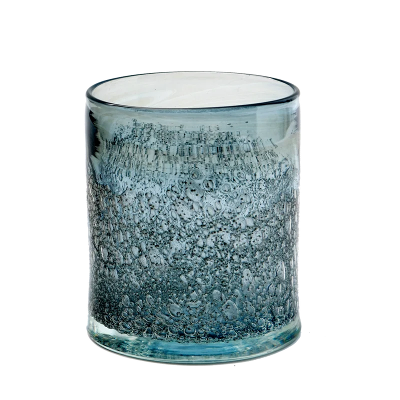 Glaszilindervase in Farben Höhe ca. 15cm