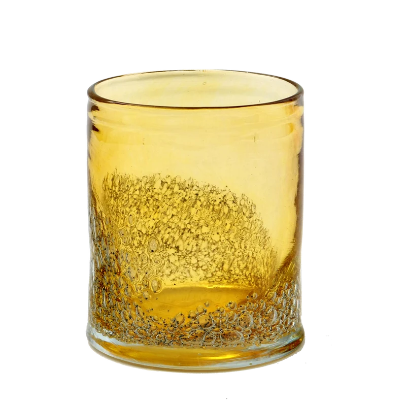 Glaszilindervase in Farben Höhe ca. 15cm