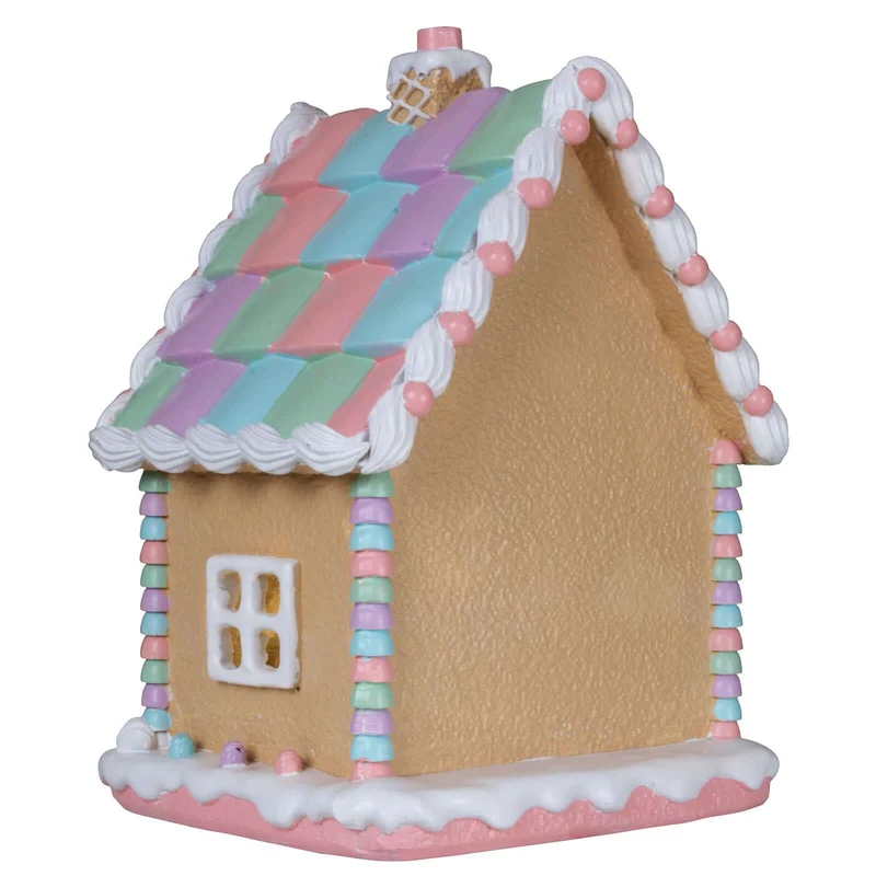 LED Lebkuchenhaus 25cm bunt