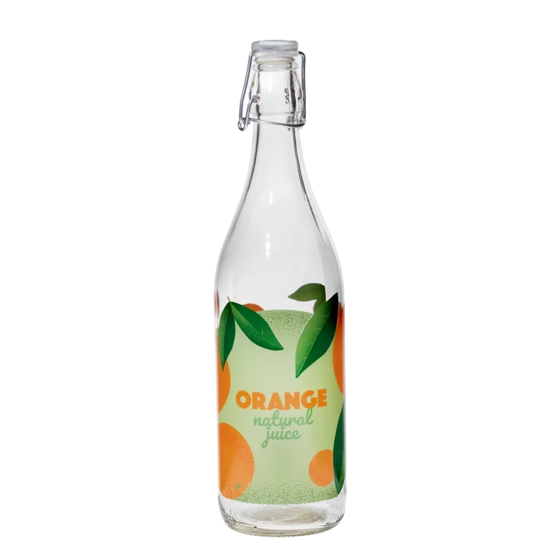 Trinkgläser Set 7 teilig, 6 Gläser + 1 Flasche mit Deckel + Geschenkverpackung