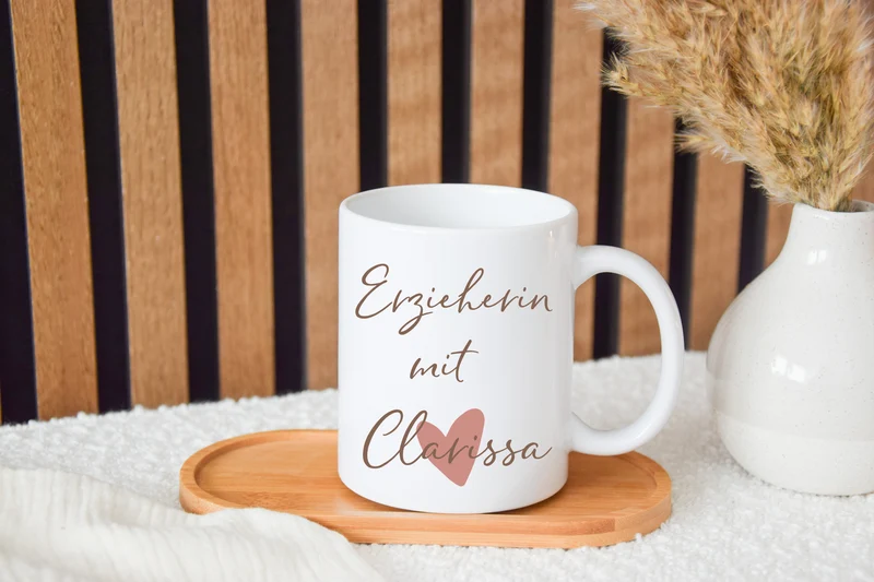 Tasse - Erzieherin mit Herz
