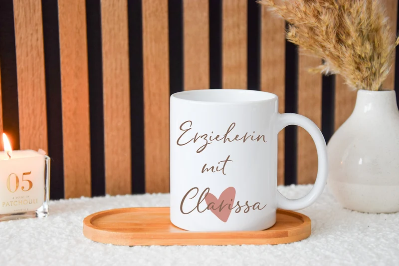 Tasse - Erzieherin mit Herz