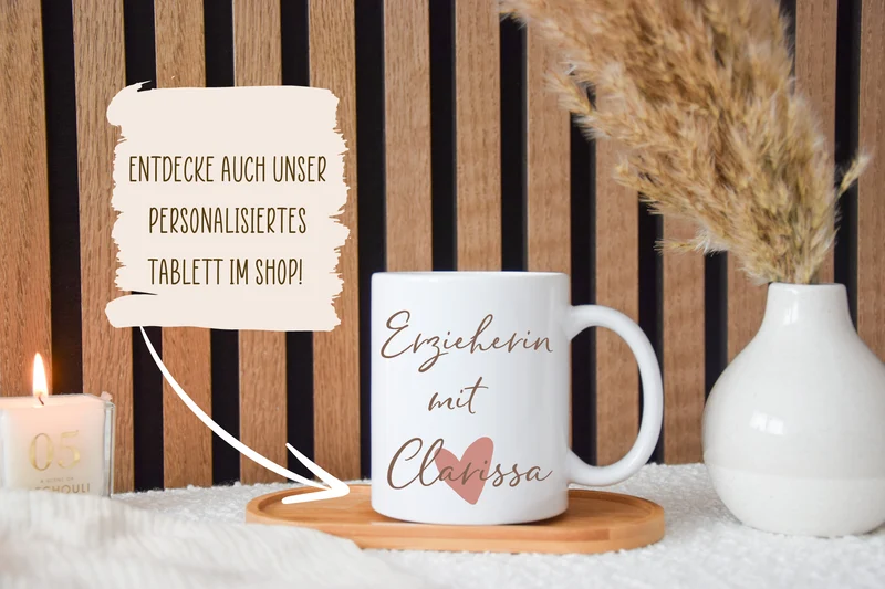 Tasse - Erzieherin mit Herz