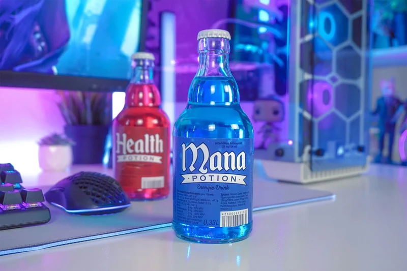 Mana Potion Flasche Energie Drink - 6er Pack